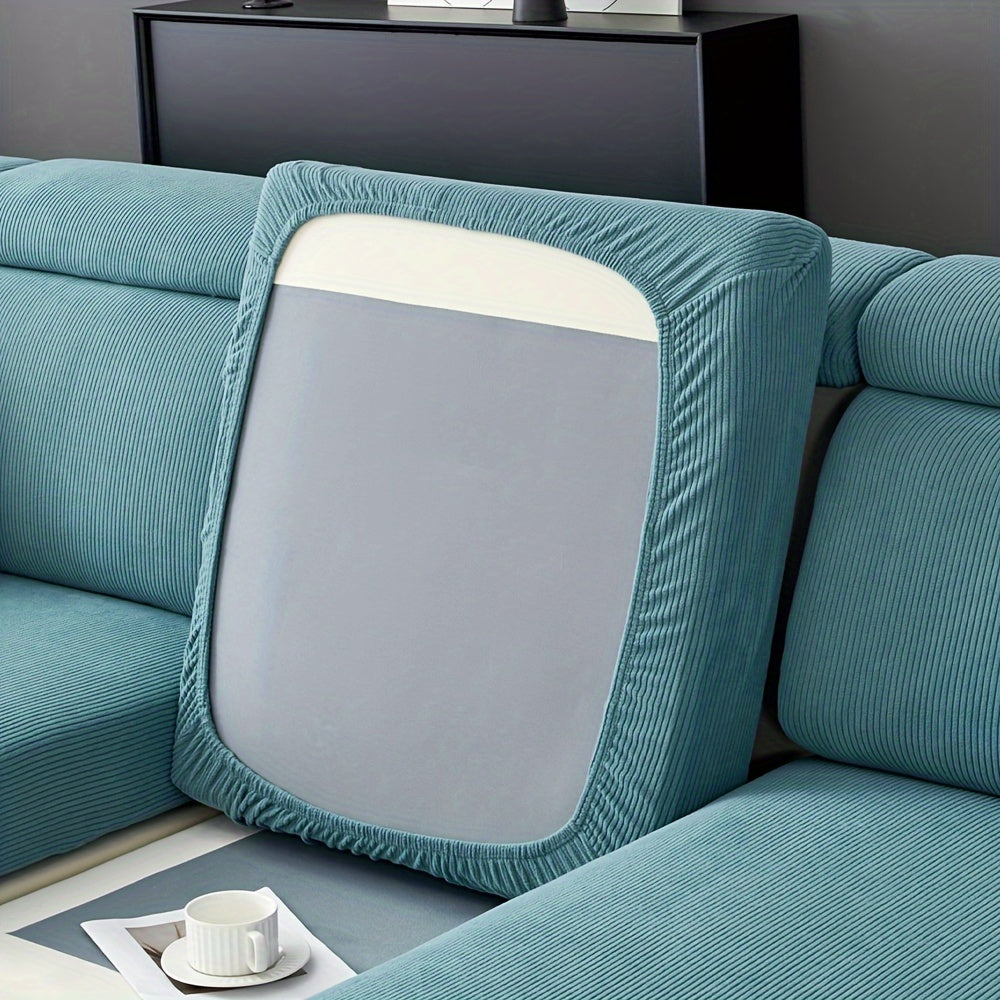 Modern Stretch Sofa Slipcovers - 1 Piece Polar Fleece Fabric Couch Protector, Machine Washable Sofa Cover, Fits Armchair to 4-Seater Sectional, Pet & Kid Friendly Furniture Protection