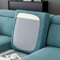 Modern Stretch Sofa Slipcovers - 1 Piece Polar Fleece Fabric Couch Protector, Machine Washable Sofa Cover, Fits Armchair to 4-Seater Sectional, Pet & Kid Friendly Furniture Protection