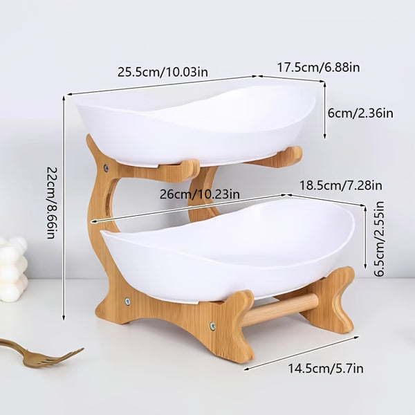 Bamboo Stand Fruit Trays