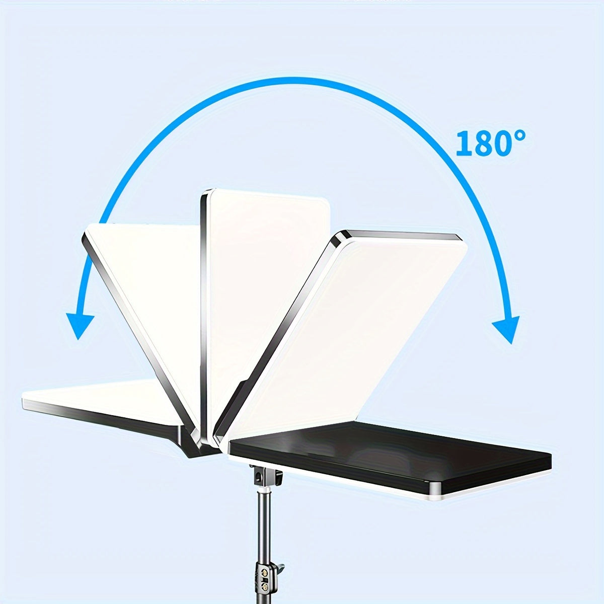 "10"" Flat Panel Light With 1.1m Stand Adjustable Triangle Stand"