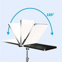 "10"" Flat Panel Light With 1.1m Stand Adjustable Triangle Stand"
