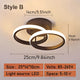 Pack of 1, modern black and white design LED ceiling light, suitable for corridors, stairs, entrance ceilings, wiring installation, suitable for holiday office, conference room, hotel lighting decoration