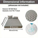 1pc Waterproof Quilted Fitted Sheet - Soft, Breathable & Durable Mattress Protector for Single to Double Beds - Grid Pattern, Polyester & PU Material - Gray/White, No Pillowcases Included, Waterproof Bedding | Modern Bedroom