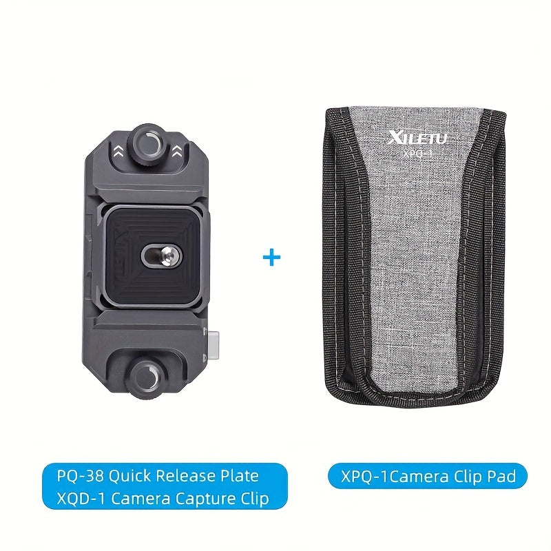 Arca Swiss Compatible Quick Release Plate Adapter, Metal Camera Mount Slider