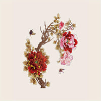 Waterproof Peony Flower Temporary Tattoo