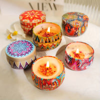 Soy Wax Aromatherapy Candles Set - 4pcs