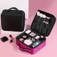 Travel Makeup Train Case Professional Large Capacity Cosmetic Case