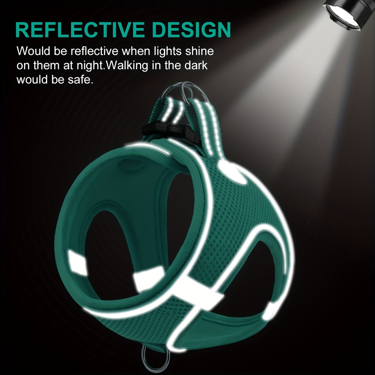 Joytale Reflective Dog Harness and Leash Set