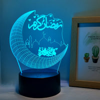 Enchanting Moon & Star Palace 3D Night Light