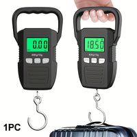 Durable Digital Hanging Scale with Large Backlit LCD Display - 132lb/60kg