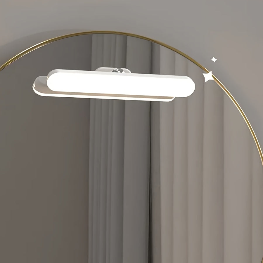 1/2 Modern LED Vanity Light, Makeup Mirror Lamp with Touch Control 3000K-6000K, USB Rechargeable, Magnetic Rotating Design for Dressing Table Mirrors, ≤36V, 1200mAh Battery