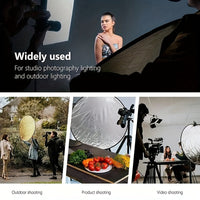 Photography Reflector - Fill Light - Golden & Silvery Panel