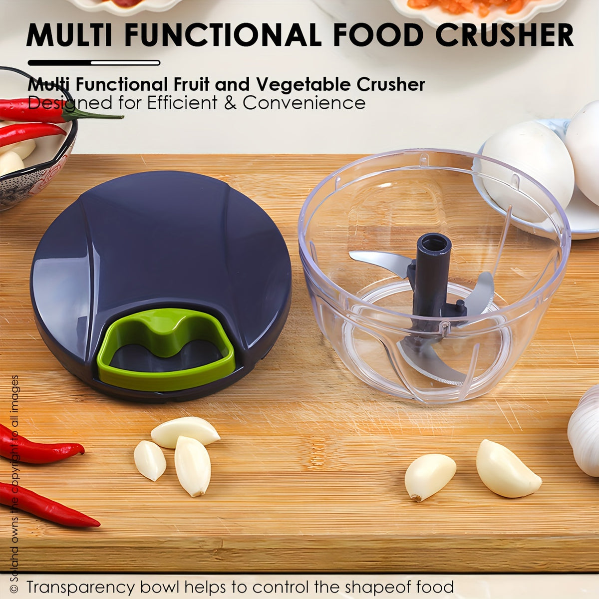 Multi-Functional Manual Food Chopper