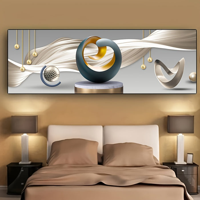 Modern Luxe Abstract Art Canvas Print - Frameless Decorative Wall Art