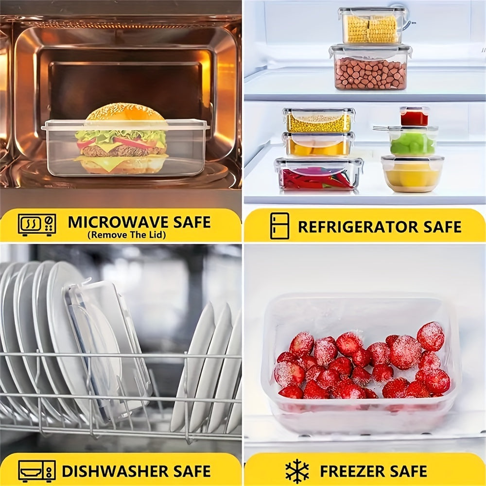 Transparent Kitchen Storage Container Set