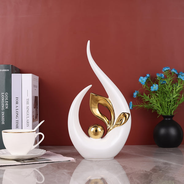 Seedling of Life Resin Sculpture - Elegant Indoor Decorative Figurine