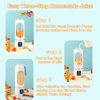 GENAI HS-860 Portable Citrus Juicer 2-in-1 Electric Juice Maker - 450ml