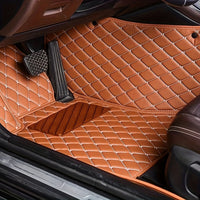 LHD Car Floor Mat - Full Coverage Custom-fit Front and Rear Seat - 3pcs