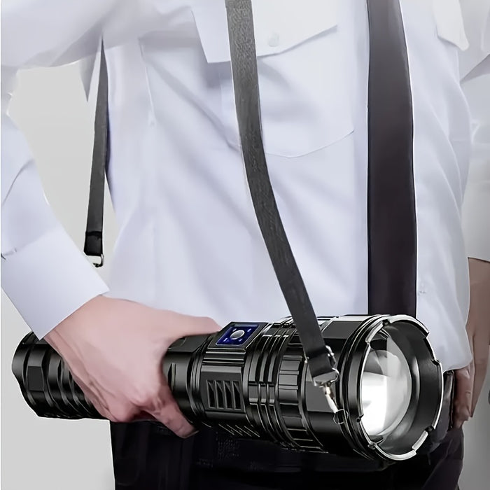 Super Bright LED Flashlight Built-in Battery