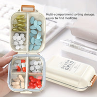 Polypropylene 7-Day Pill Organizer, Large-Capacity, Dustproof & Moisture-Proof