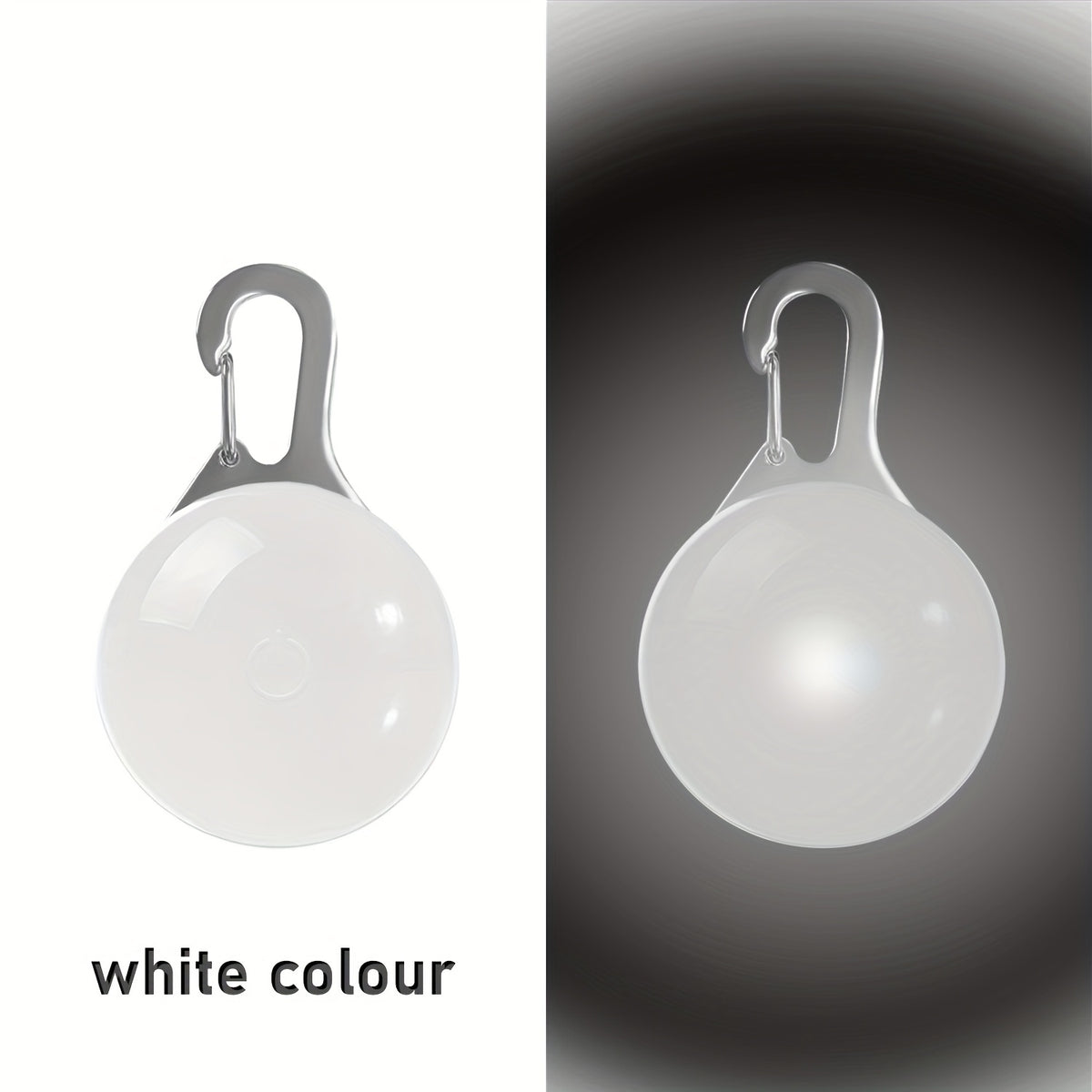 Bright LED Collar Light Pendant with Carabiner Clip-Setting Insulating Sheet