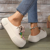 Women's Flower Decor Clogs, Casual Hollow Out Design Garden Shoes, Comfortable Slip On Beach Shoes