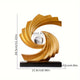 Elegant Resin Abstract Sculpture - Versatile Indoor Decorative Statue