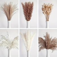 Luxurious Artificial Pampas Grass Bouquet - 65pcs