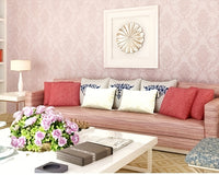 3D Embossed Self-Adhesive Wallpaper, Floral Pattern