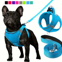 Joytale Reflective Dog Harness and Leash Set