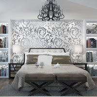 European Palace Style 3D Embossed Wallpaper