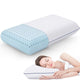 1pc Orthopedic Pillow for Side, Back & Stomach Sleepers - Hypoallergenic, Breathable Mesh Cover, Washable Polyester Fabric, All-Season Comfort for Better Sleep, Supportive Sleep Aid | Functional Bedroom Accessory | Polyester