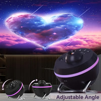 Dynamic Space Ball Projection Lamp, a 13-In-1 Aurora Galaxy Light Projector