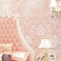 Non-Self-Adhesive 3d Embossed Non-woven Wallpape