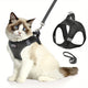 Adjustable Cat Harness with Reflective Strap, Soft Breathable Vest for Walking