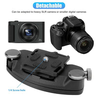 Quick Release Plate Clamp Adapter Camera Waist Belt Clip