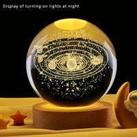 Solar System Crystal Ball,Perfect Space Themed Decor