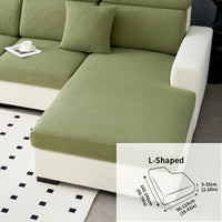 Modern Stretch Sofa Slipcovers - 1 Piece Polar Fleece Fabric Couch Protector, Machine Washable Sofa Cover, Fits Armchair to 4-Seater Sectional, Pet & Kid Friendly Furniture Protection