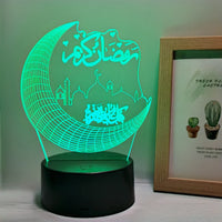 Enchanting Moon & Star Palace 3D Night Light