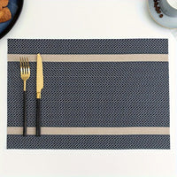 Washable Placemat, PVC Non-slip Heat Insulation Placemat, Heat Resistant Mat