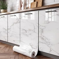 Peel & Stick Marble - Waterproof, Oil-Resistant PVC Wallpaper