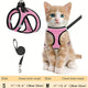 Escape-Proof Cat Harness & Leash Set - Reflective Soft Mesh Vest