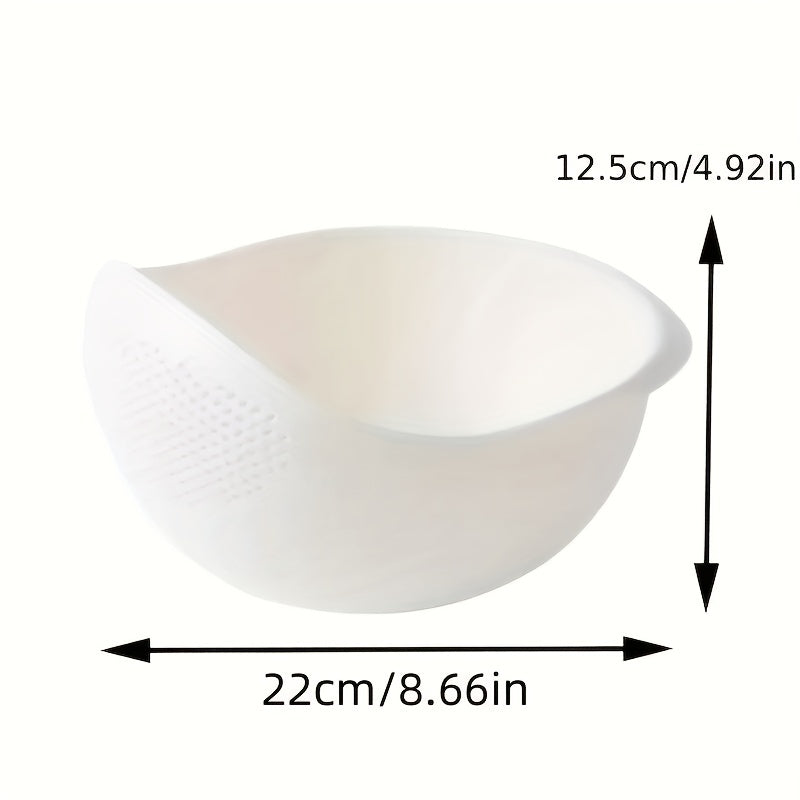 Rice Washing Bowl With Strainer