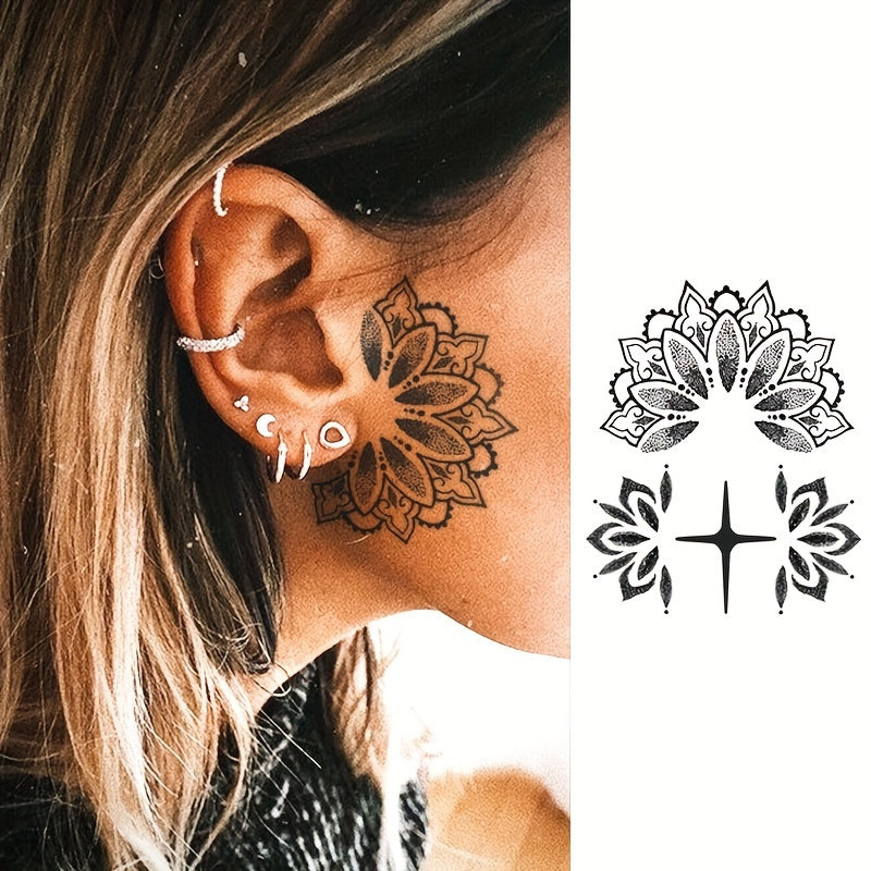 Herbal Temporary Tattoo Stickers