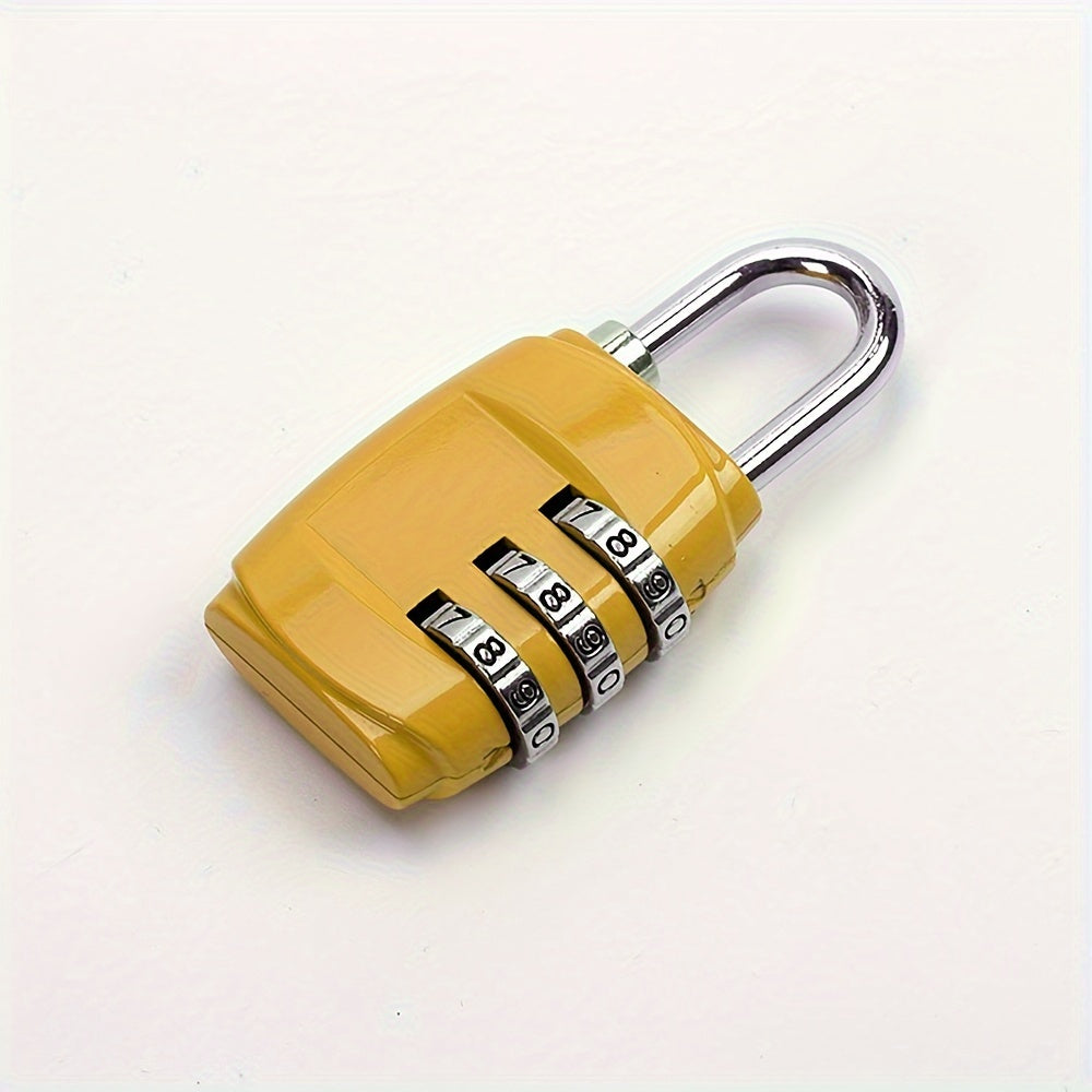 A 3-digit Combination Lock For Luggage, Gym Lockers, Cabinets