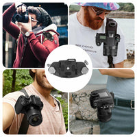 Quick Release Plate Clamp Adapter Camera Waist Belt Clip
