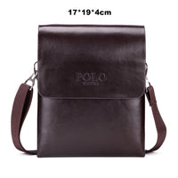 Vicuna Polo Vintage Leder Kuriertasche - Dunkel Braun - miqaya