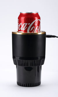 Paltier Smart cup holder - Cold / Hot - Blsck & Gold - miqaya