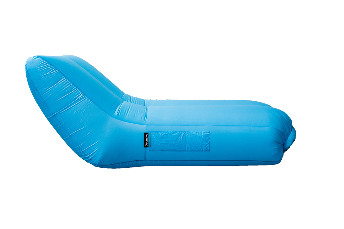 Airbag II - BeachLounge - Luftsofa - Blau - miqaya