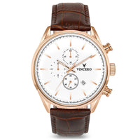 VINCERO The Chrono S White/Rose Gold - miqaya